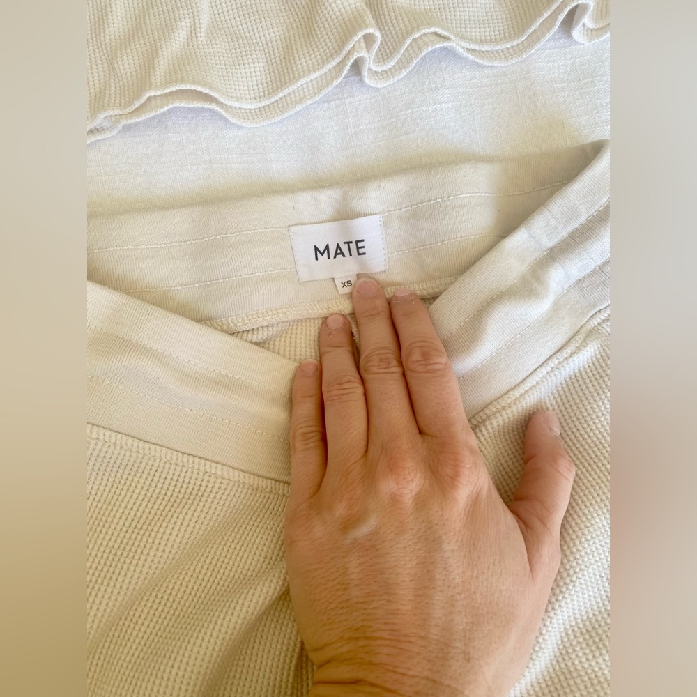 MATE the Label Thermal Set - Size XS in Bone - Picture 5 of 5